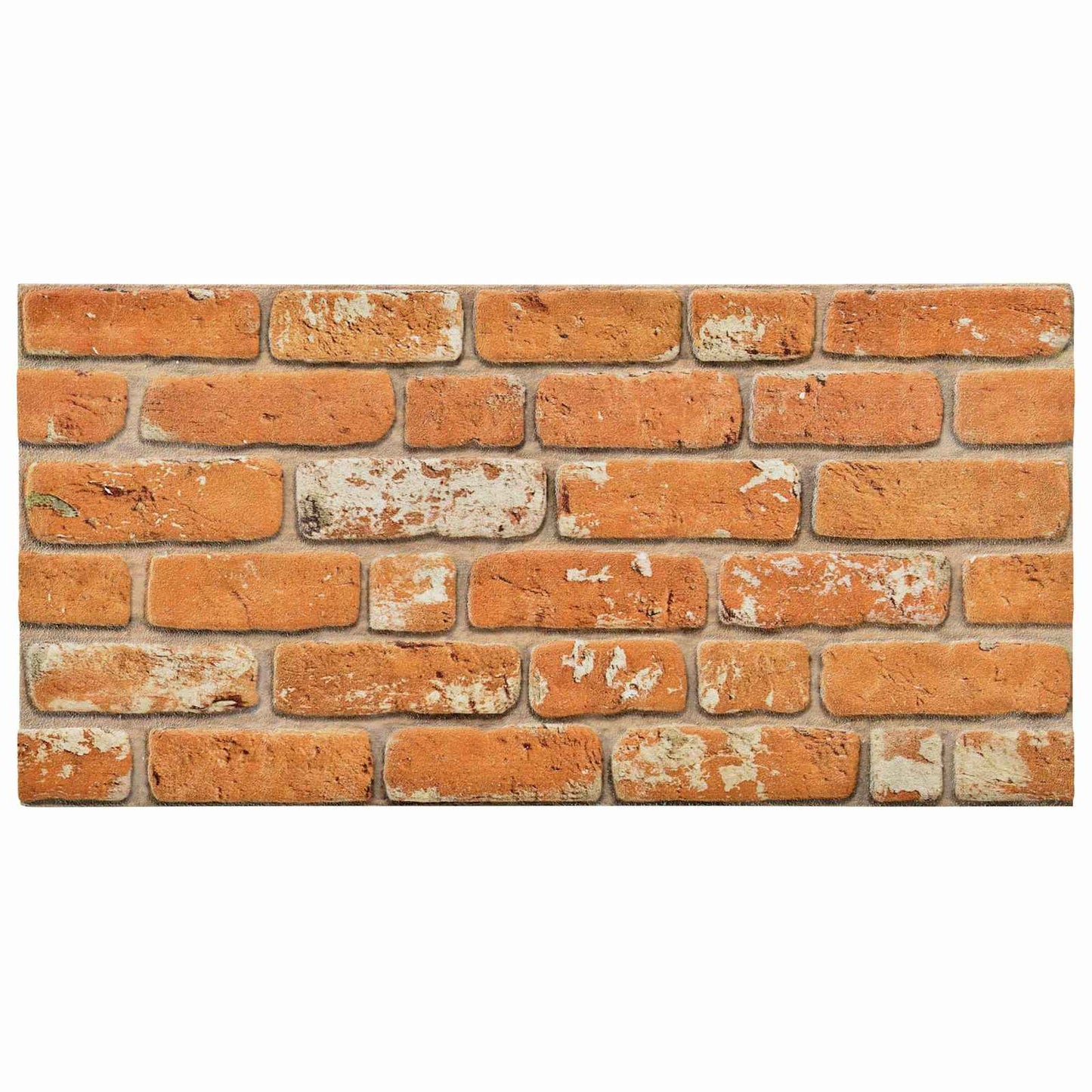 Wall Panels 10 pcs 100 x 50 cm Brick EPS Foam