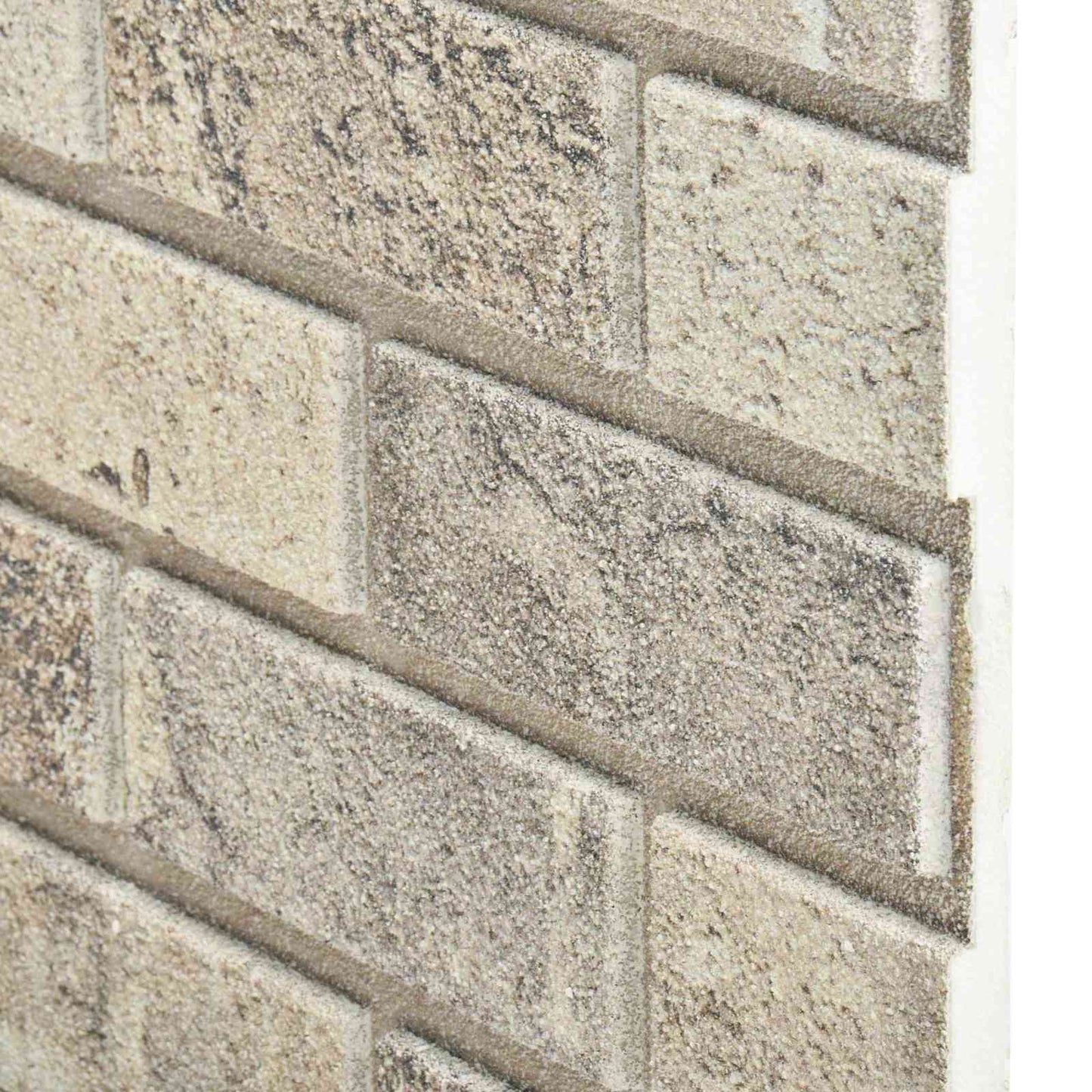 Wall Panels 10 pcs 100 x 50 cm Sand EPS Foam