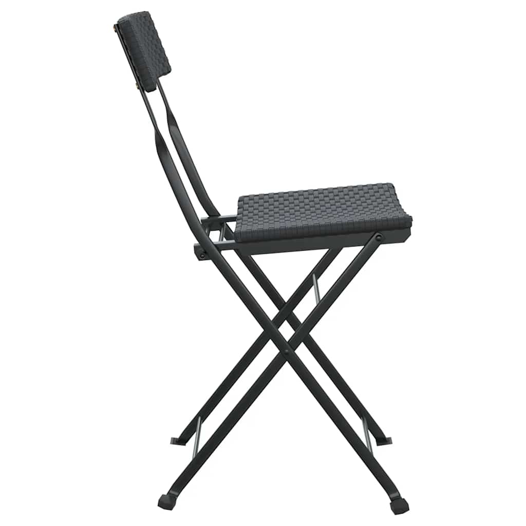 Folding Bistro Chair | Set of 2 | Black