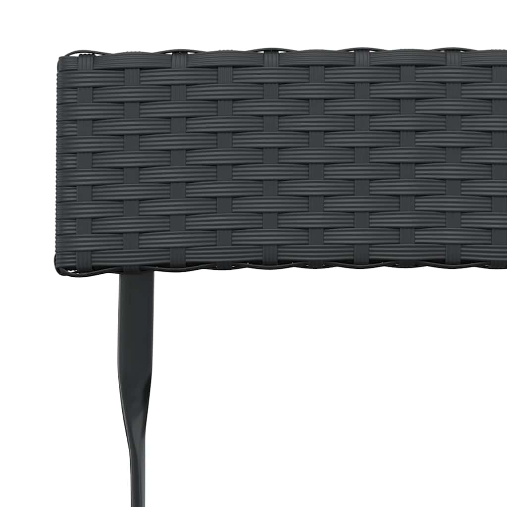 Folding Bistro Chair | Set of 2 | Black