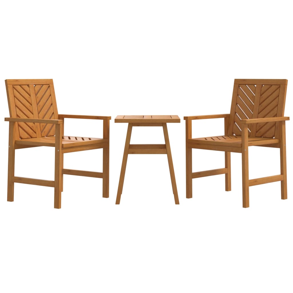 Garden Lounge Set | Natural Brown | Solid acacia wood | Medium | Durable
