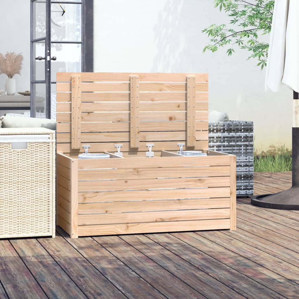 vidaXL Garden Box 101x50.5x46.5 cm Solid Wood Pine