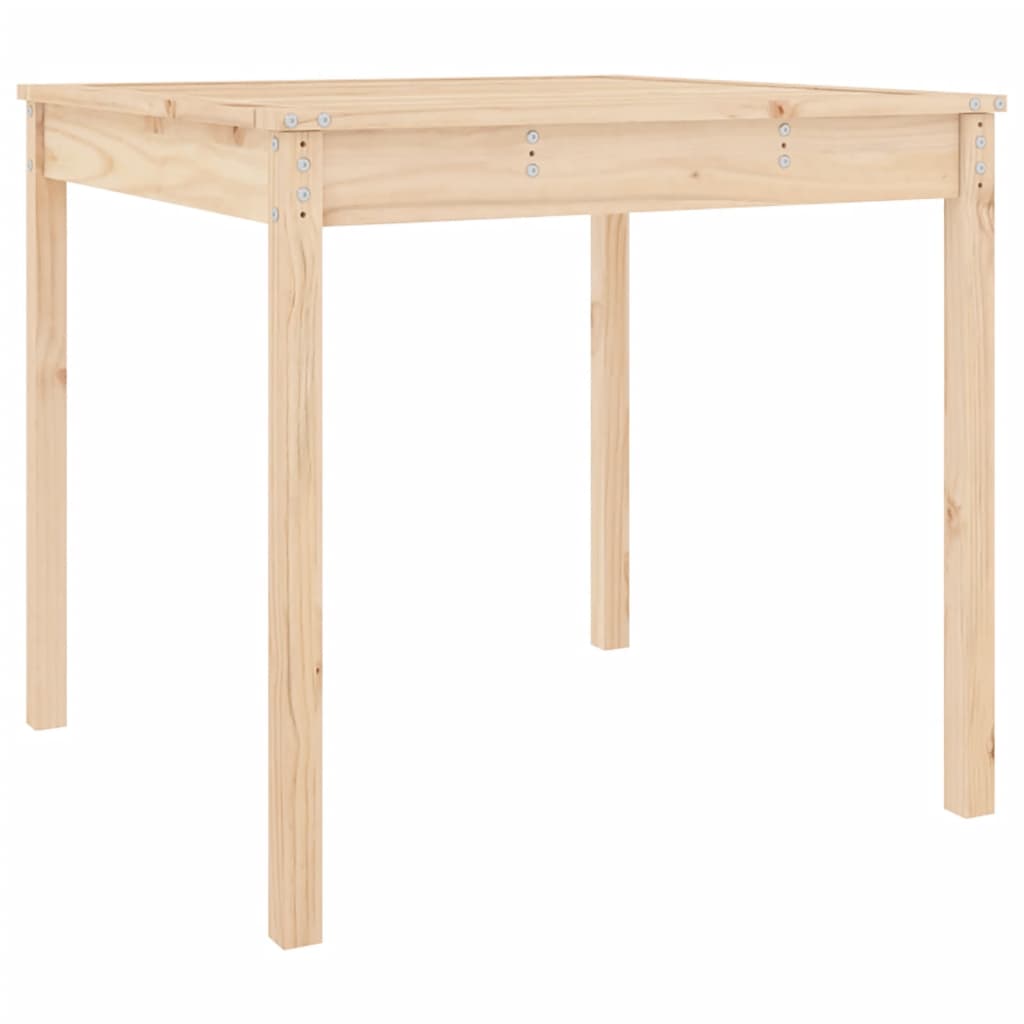 Garden Table 82,5x82,5x76 cm Solid Wood Pine