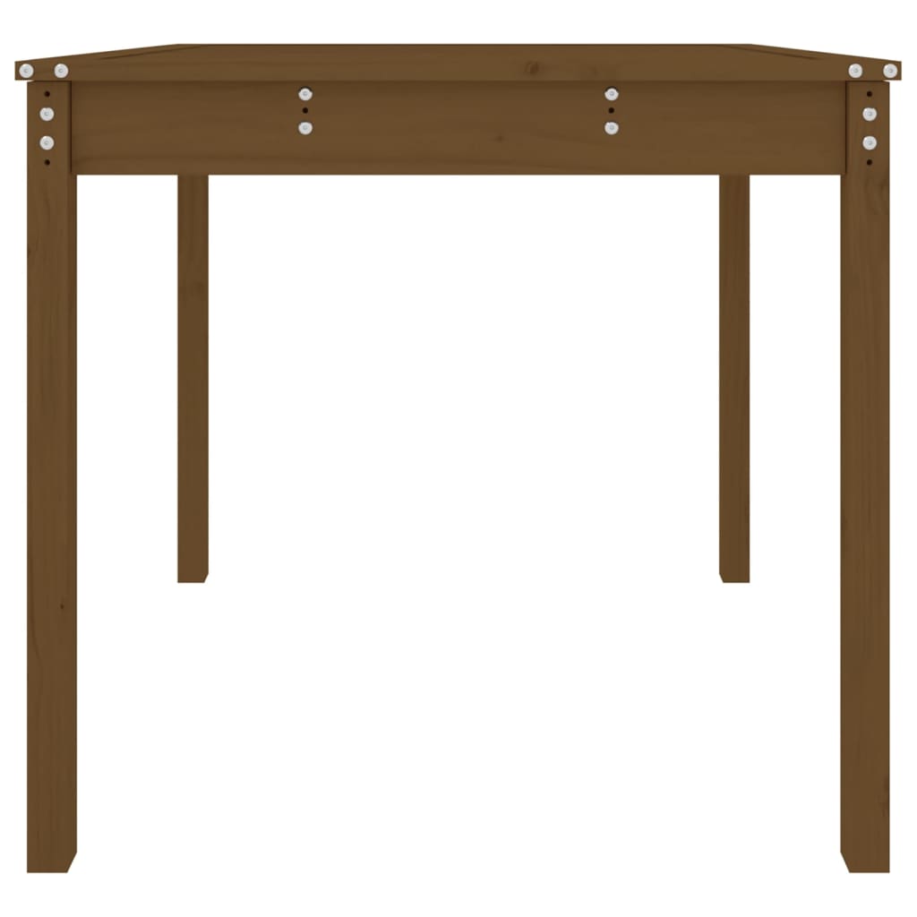 vidaXL Garden Table Honey Brown 82.5x82.5x76 cm Solid Wood Pine