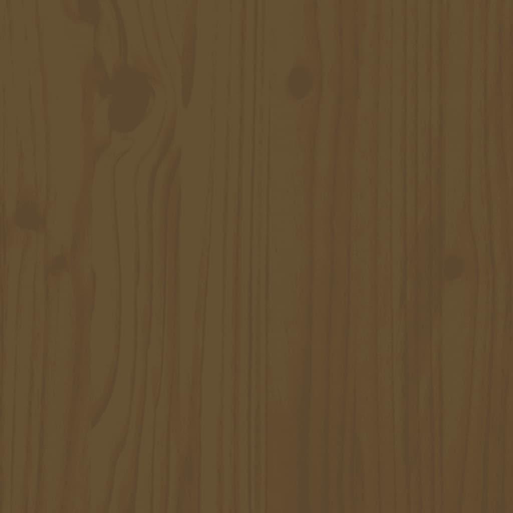 vidaXL Garden Table Honey Brown 159.5x82.5x76 cm Solid Wood Pine