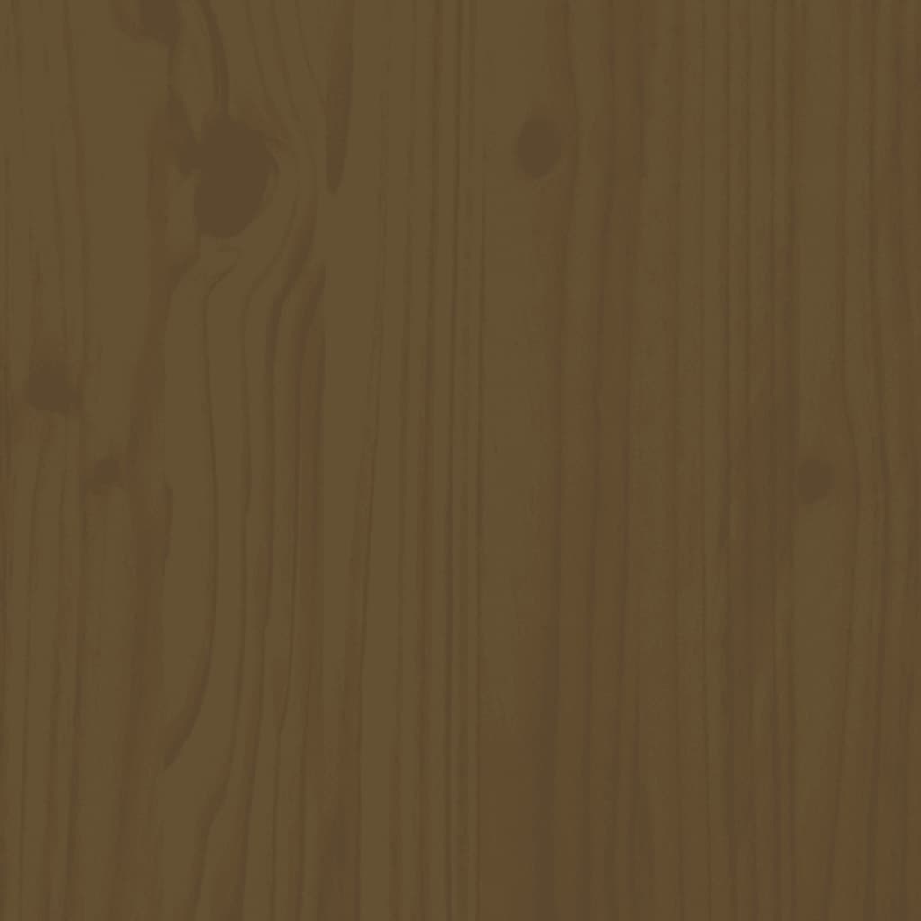 Garden Table Honey Brown 159,5x82,5x76 cm Solid Wood Pine