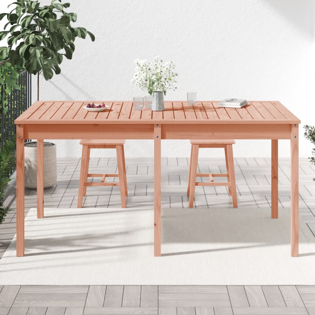 Garden Table 159,5x82,5x76 cm Solid Wood Douglas