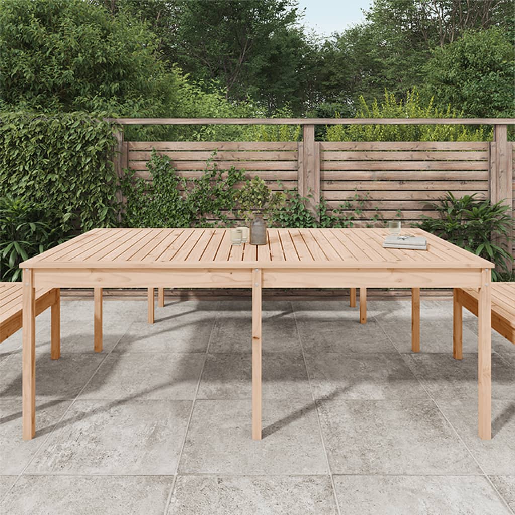 Garden Table 203,5x100x76 cm Solid Wood Pine