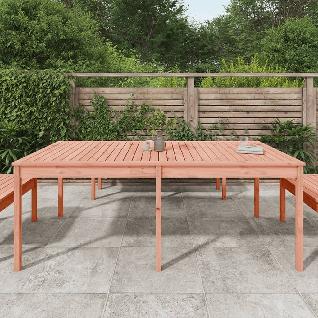 Garden Table 203,5x100x76 cm Solid Wood Douglas