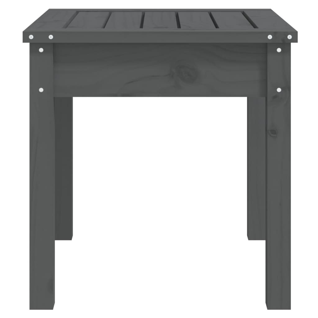 vidaXL Garden Bench Grey 50x44x45 cm Solid Wood Pine