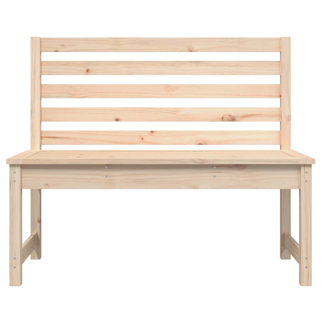 vidaXL Garden Bench 109 cm Solid Wood Pine