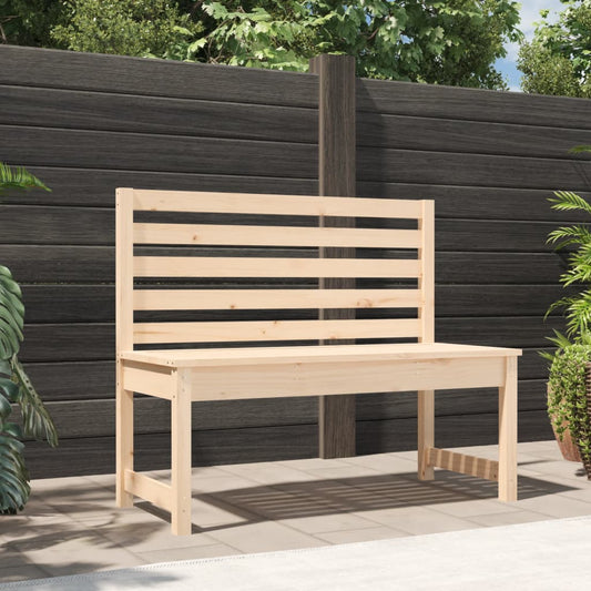vidaXL Garden Bench 109 cm Solid Wood Pine