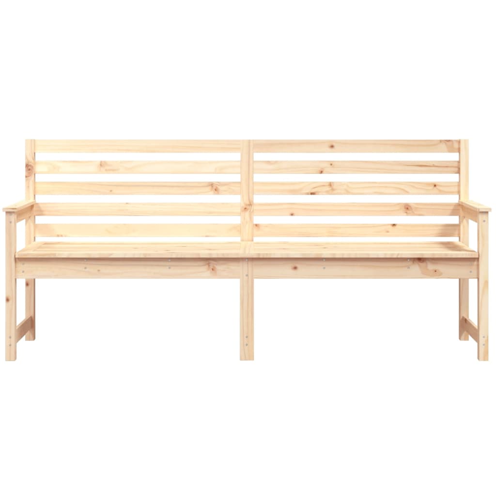 vidaXL Garden Bench 203.5x48x91.5 cm Solid Wood Pine
