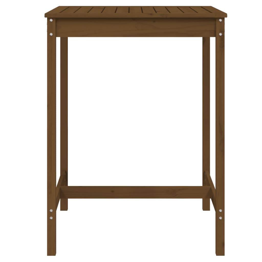 vidaXL Garden Table Honey Brown 82.5x82.5x110 cm Solid Wood Pine