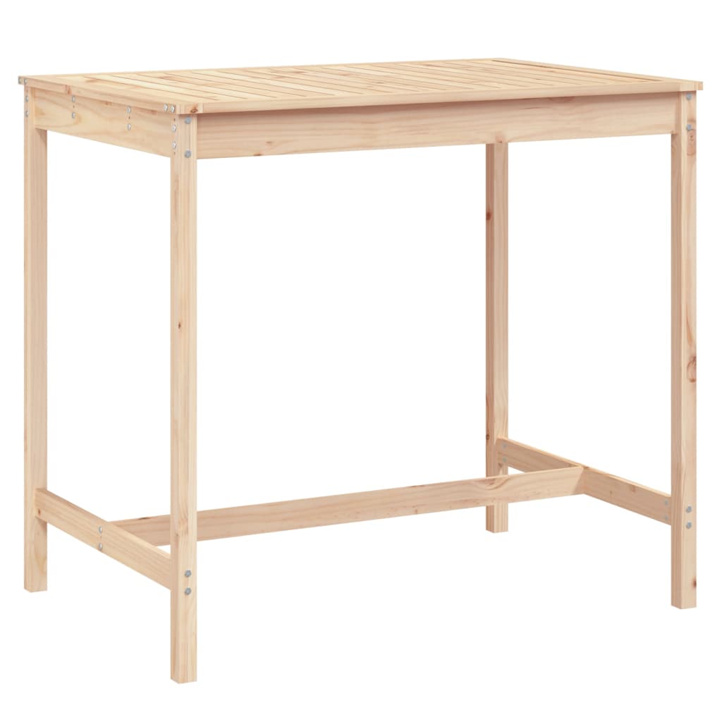 Garden Table 121x82,5x110 cm Solid Wood Pine