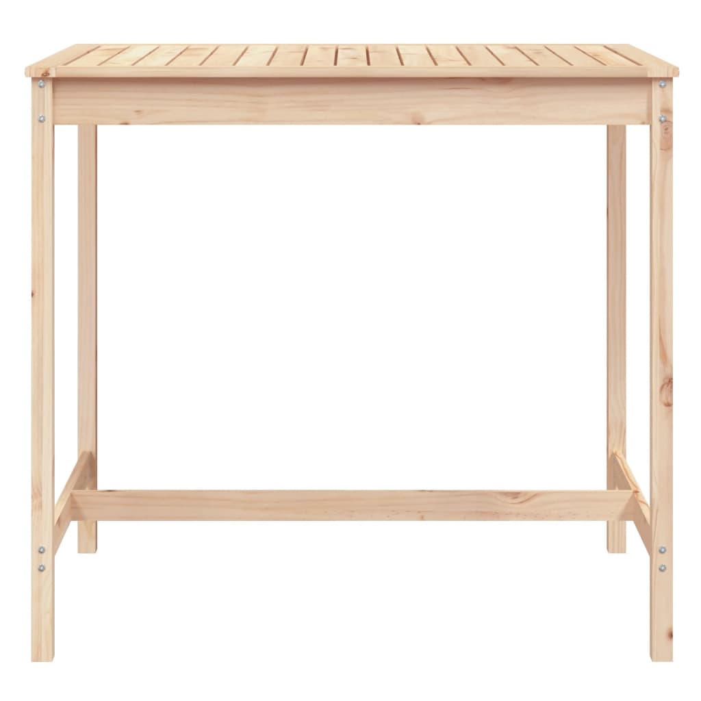 Garden Table 121x82,5x110 cm Solid Wood Pine