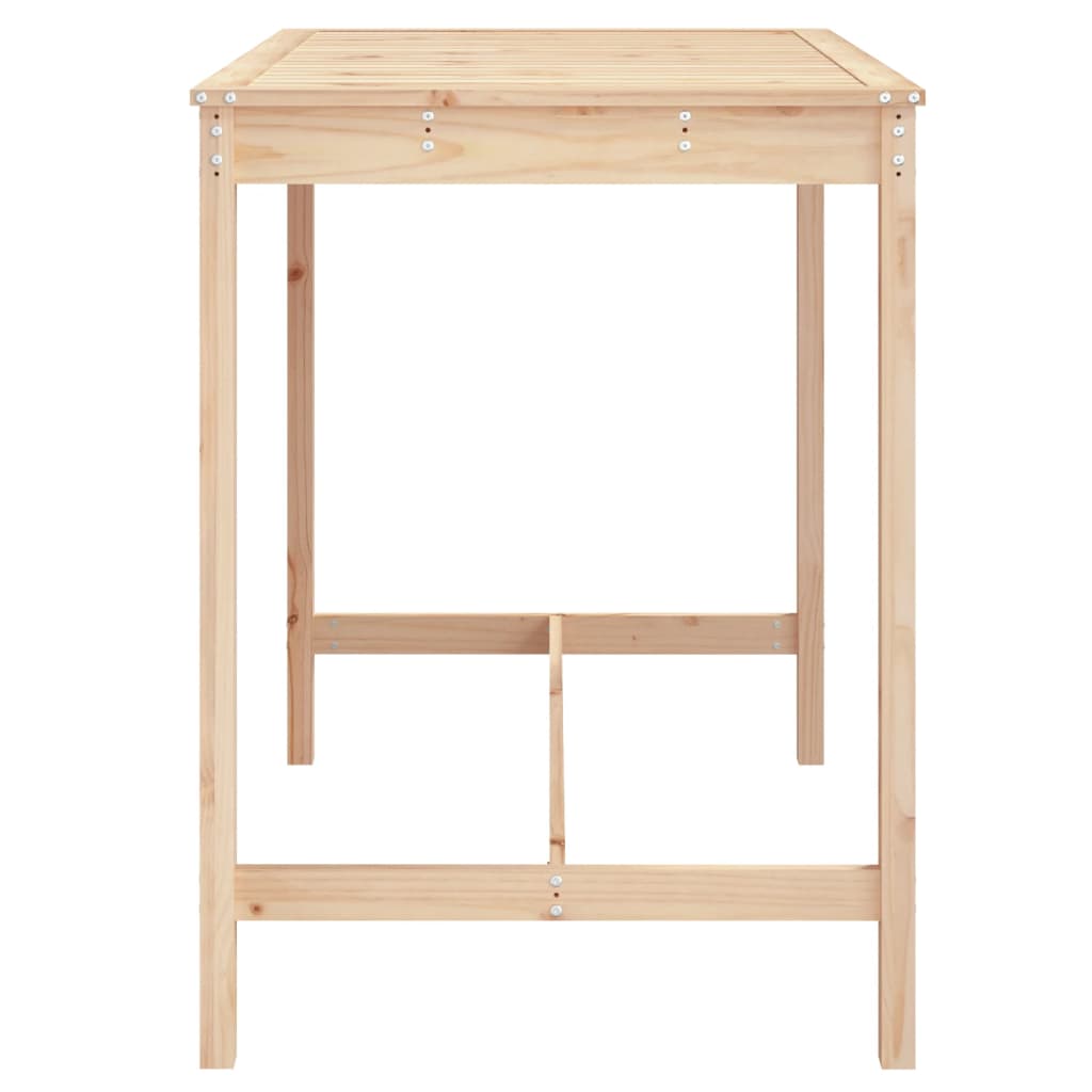 Garden Table 121x82,5x110 cm Solid Wood Pine