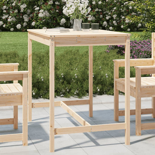 Garden Table 121x82,5x110 cm Solid Wood Pine