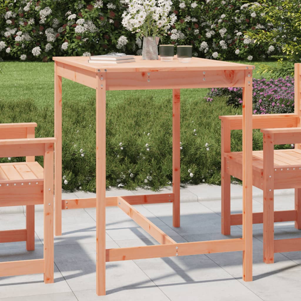 vidaXL Garden Table 121x82.5x110 cm Solid Wood Douglas