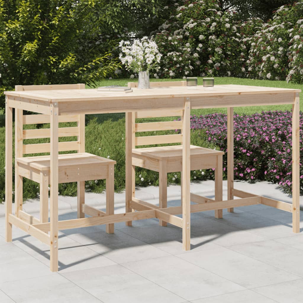 Garden Table 203,5x90x110 cm Solid Wood Pine