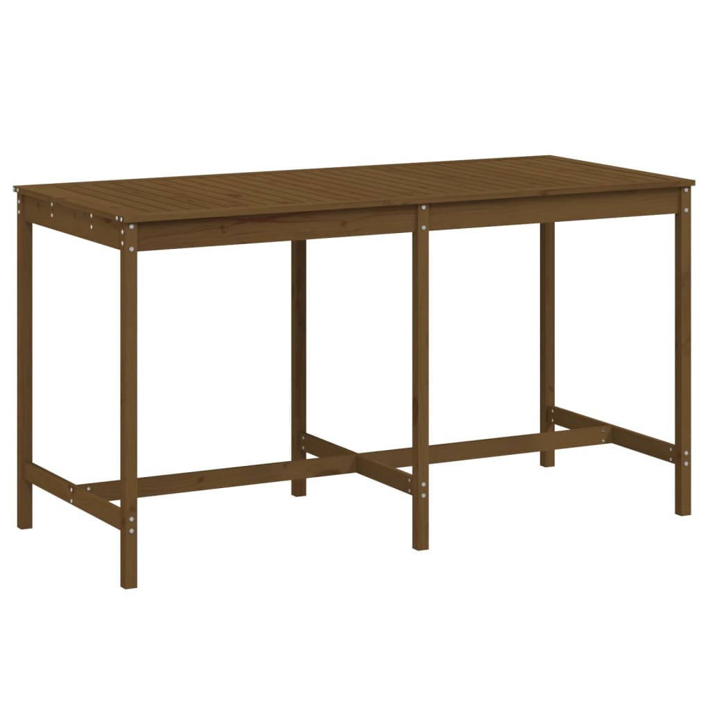 Garden Table Honey Brown 203,5x90x110 cm Solid Wood Pine