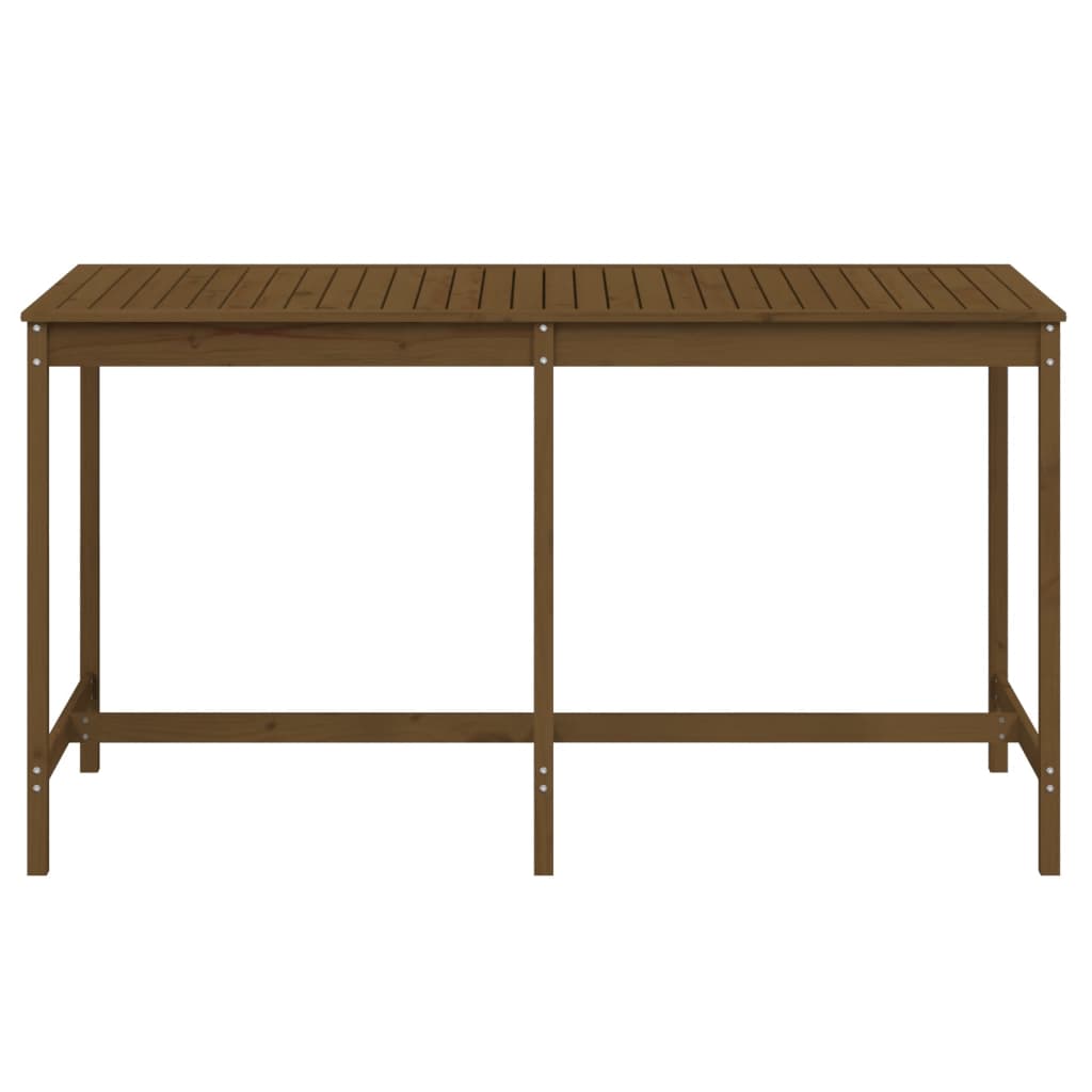 Garden Table Honey Brown 203,5x90x110 cm Solid Wood Pine