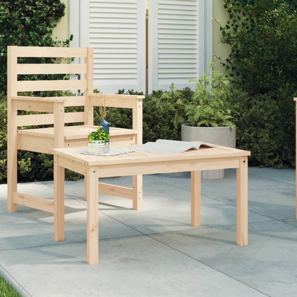 Garden Table 82,5x50,5x45 cm Solid Wood Pine
