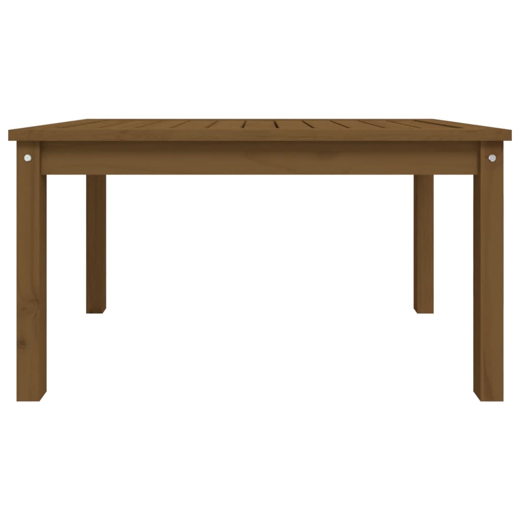 vidaXL Garden Table Honey Brown 82.5x50.5x45 cm Solid Wood Pine