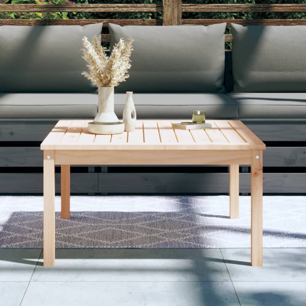 Garden Table 82,5x82,5x45 cm Solid Wood Pine