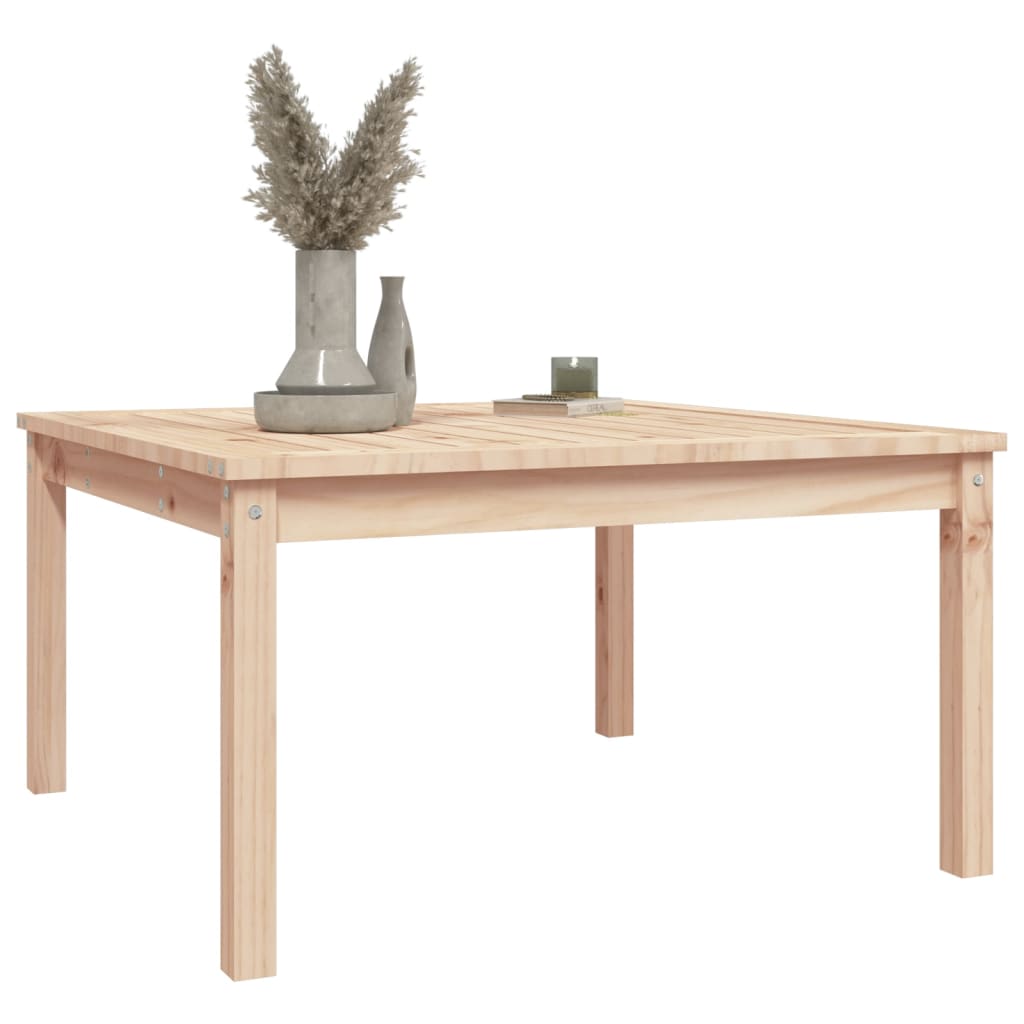 Garden Table 82,5x82,5x45 cm Solid Wood Pine