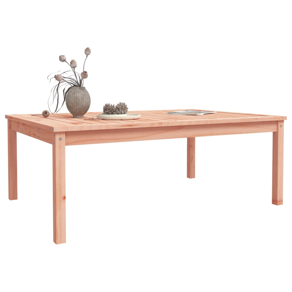 vidaXL Garden Table 121x82.5x45 cm Solid Wood Douglas