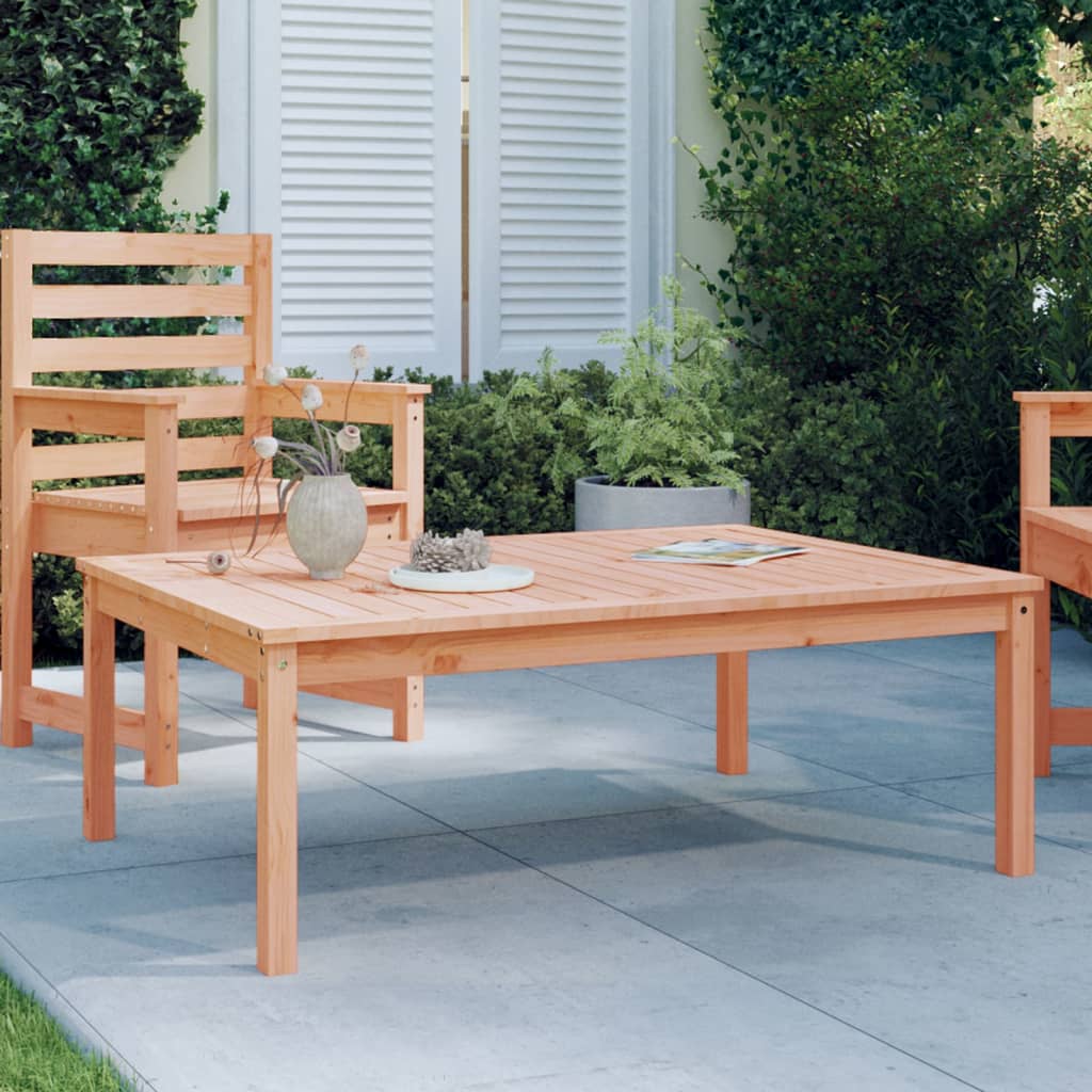 vidaXL Garden Table 121x82.5x45 cm Solid Wood Douglas