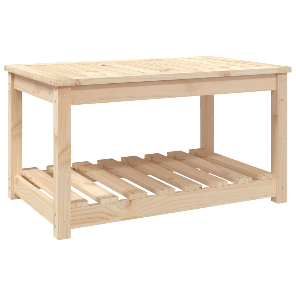 vidaXL Garden Table 82.5x50.5x45 cm Solid Wood Pine