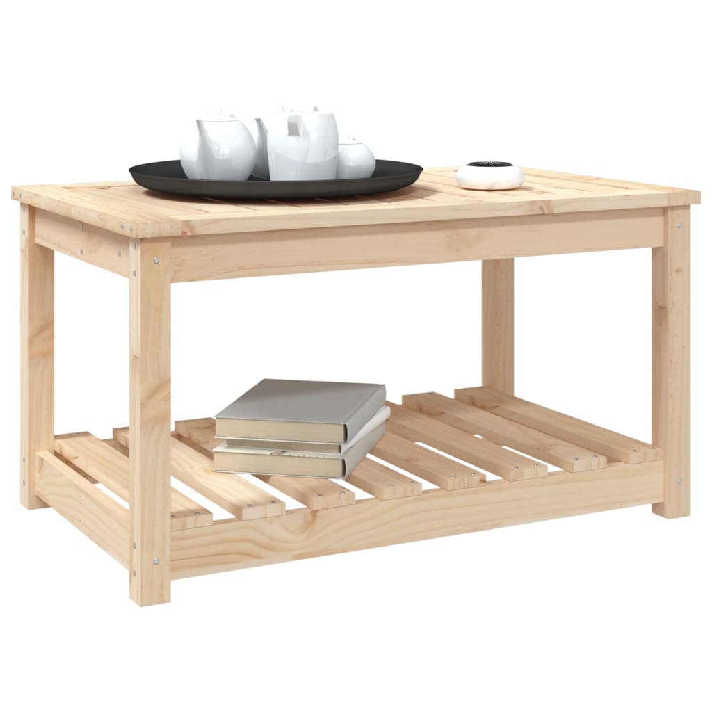 vidaXL Garden Table 82.5x50.5x45 cm Solid Wood Pine