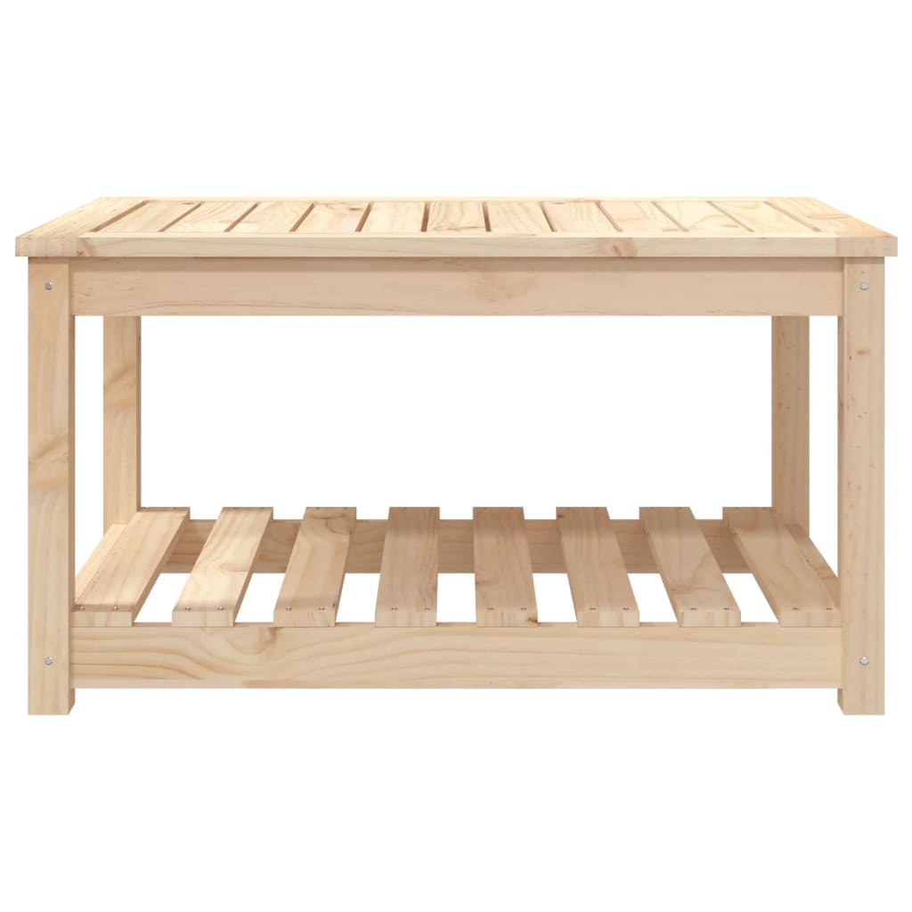 vidaXL Garden Table 82.5x50.5x45 cm Solid Wood Pine