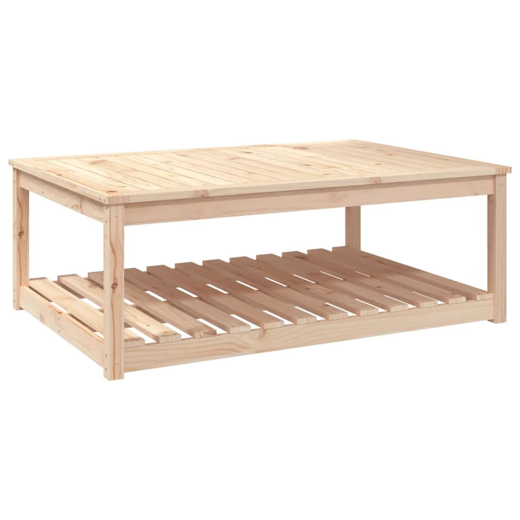 Garden Table 121x82,5x45 cm Solid Wood Pine