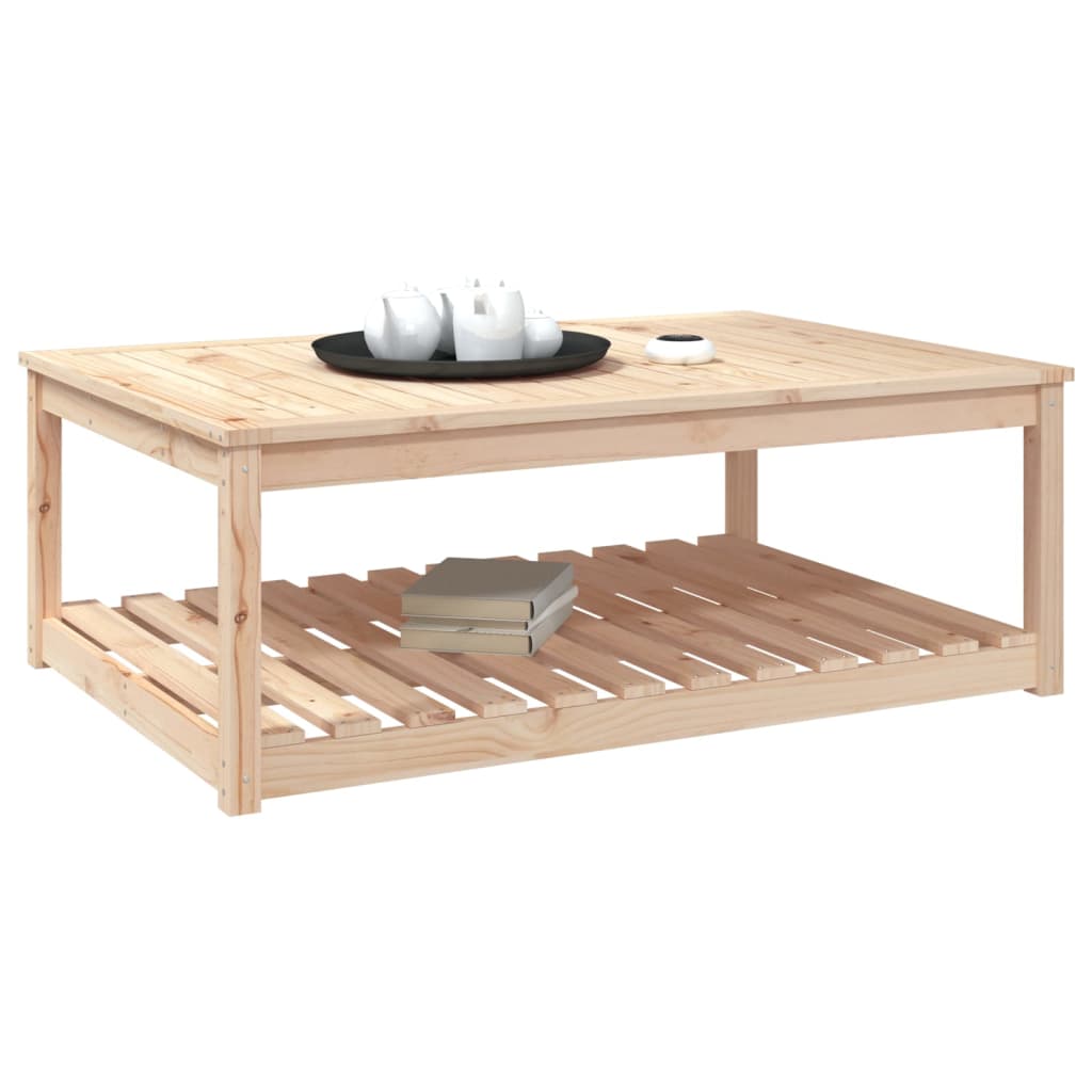 Garden Table 121x82,5x45 cm Solid Wood Pine