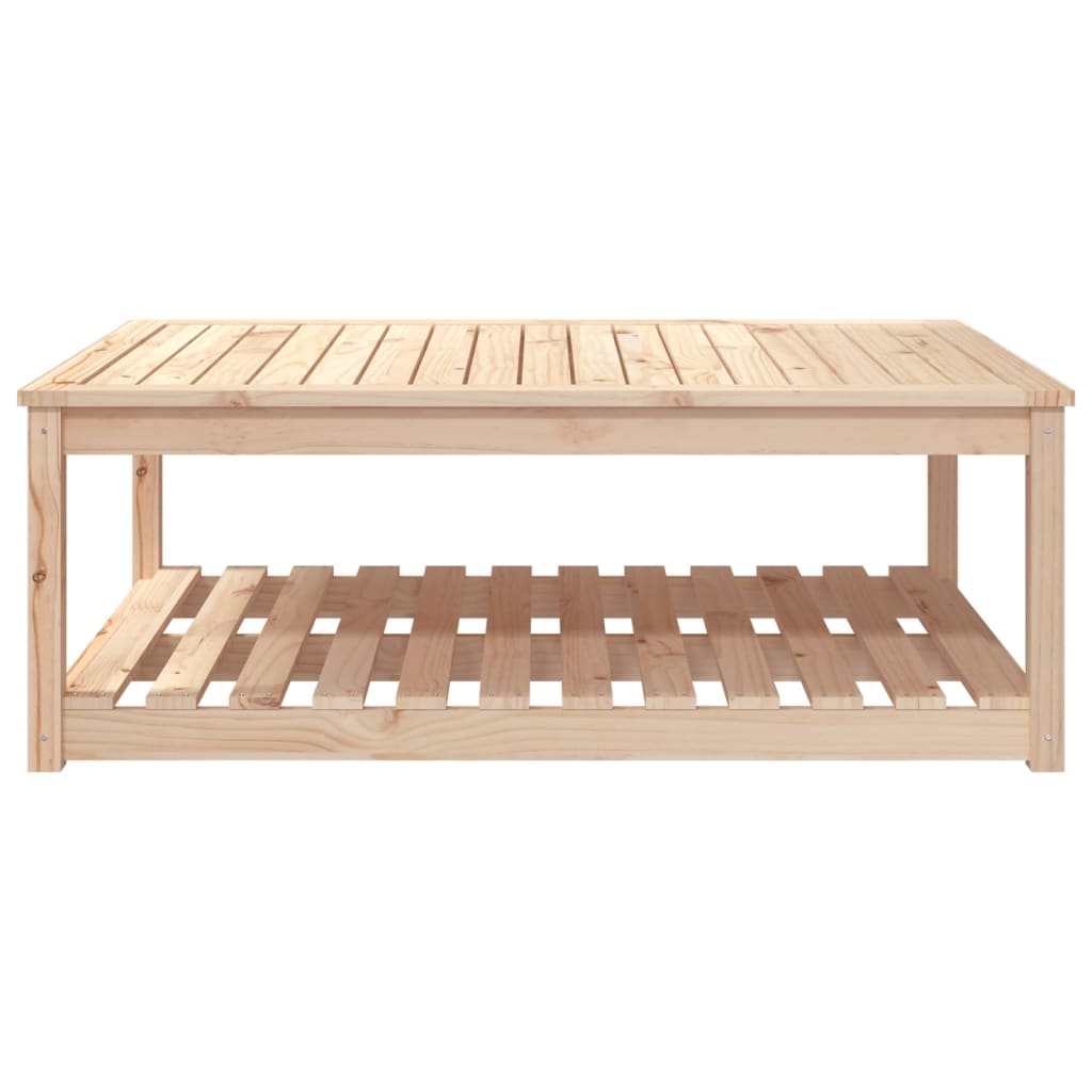 Garden Table 121x82,5x45 cm Solid Wood Pine