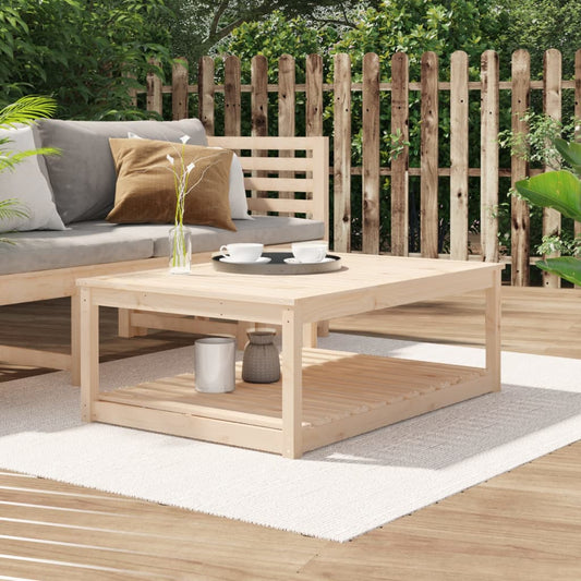 Garden Table 121x82,5x45 cm Solid Wood Pine