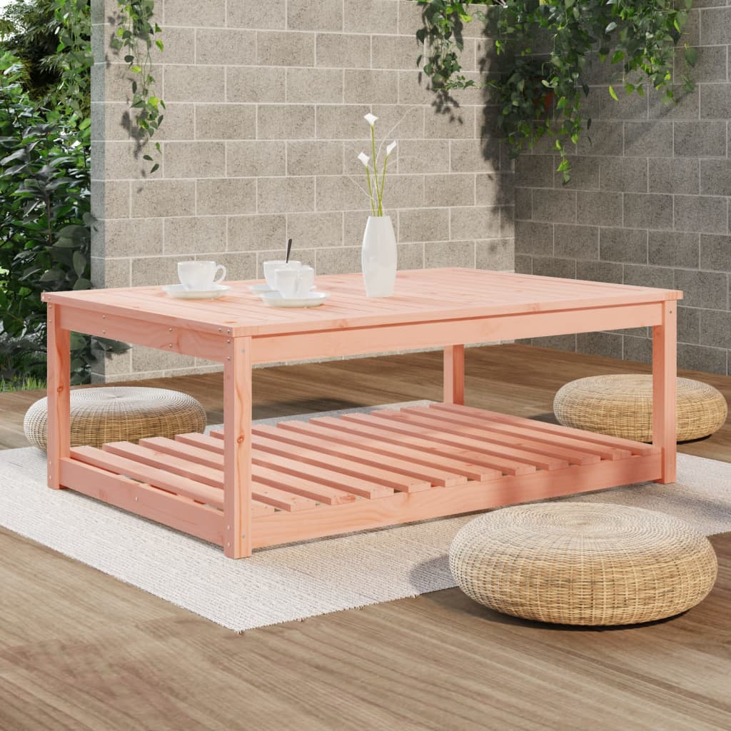 Garden Table 121x82,5x45 cm Solid Wood Douglas
