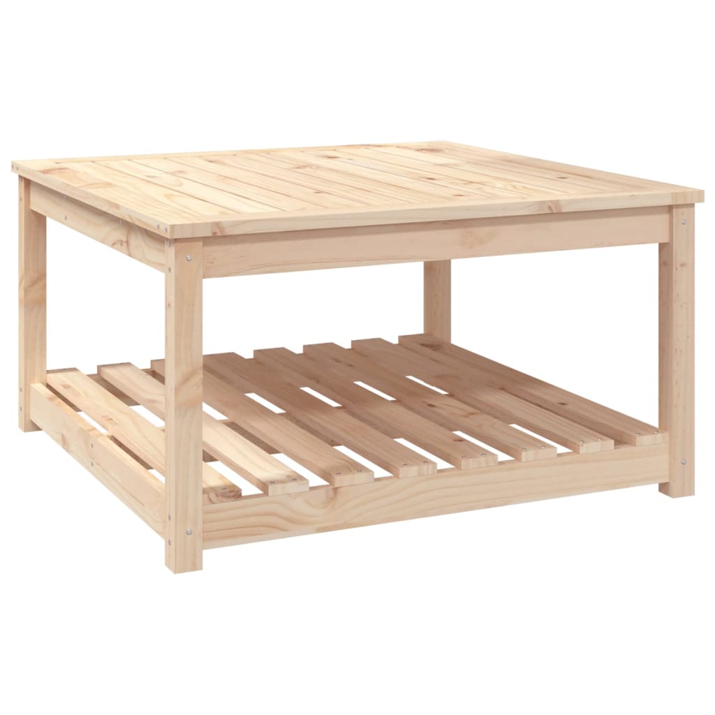 Garden Table 82,5x82,5x45 cm Solid Wood Pine