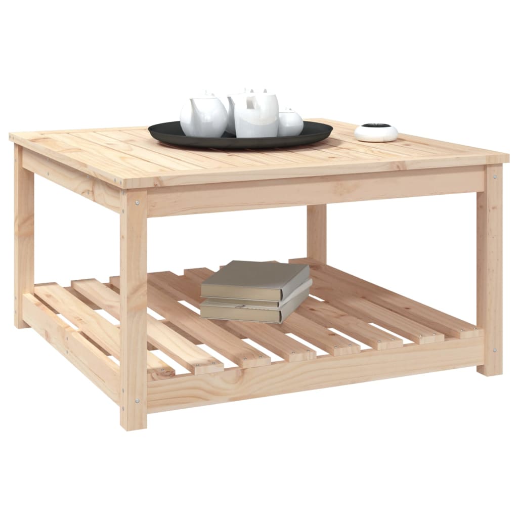 Garden Table 82,5x82,5x45 cm Solid Wood Pine