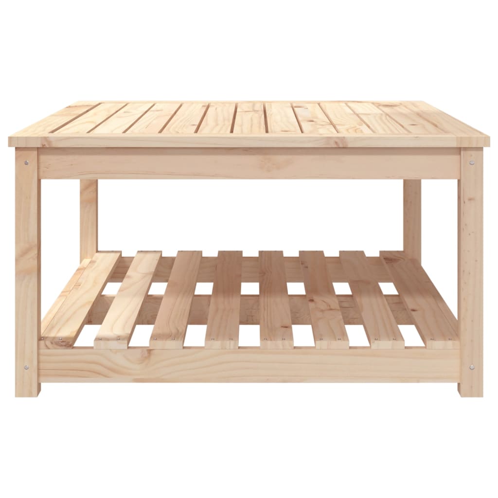 Garden Table 82,5x82,5x45 cm Solid Wood Pine