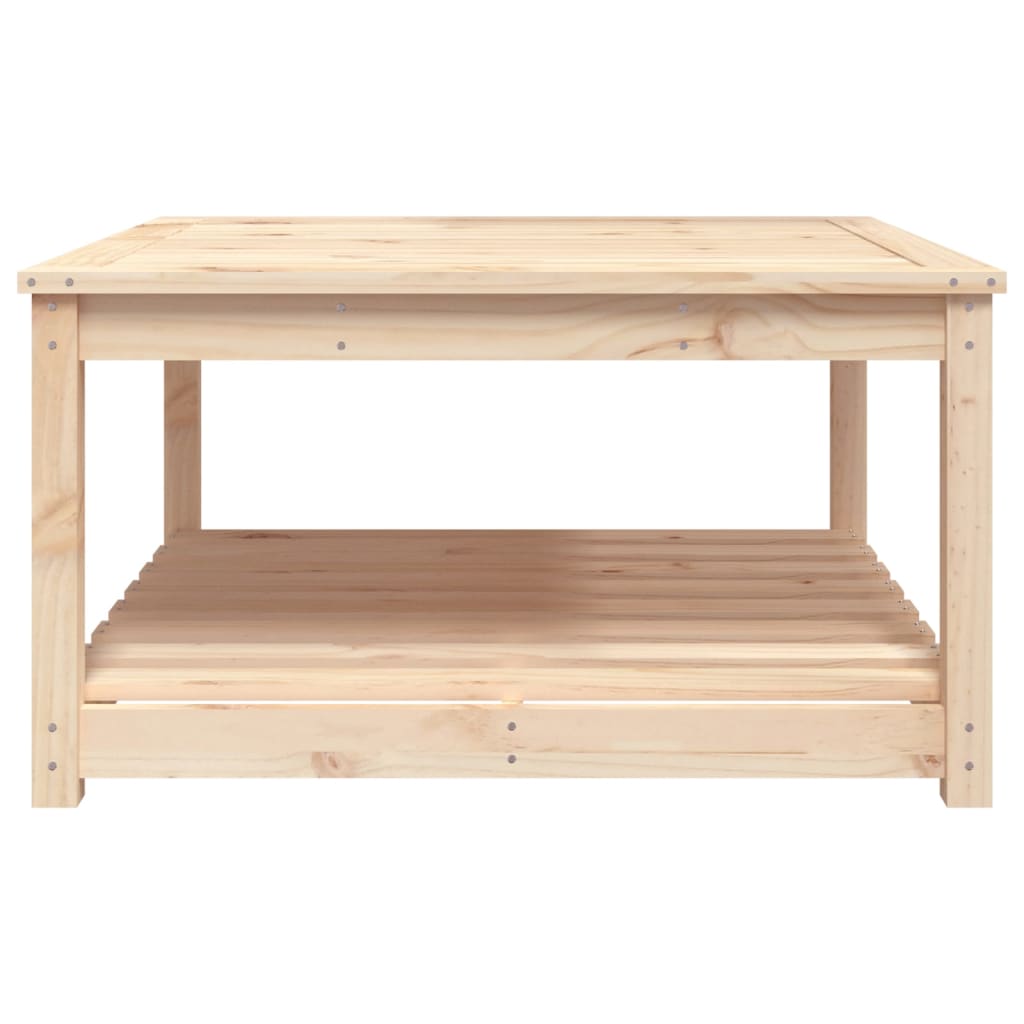 Garden Table 82,5x82,5x45 cm Solid Wood Pine