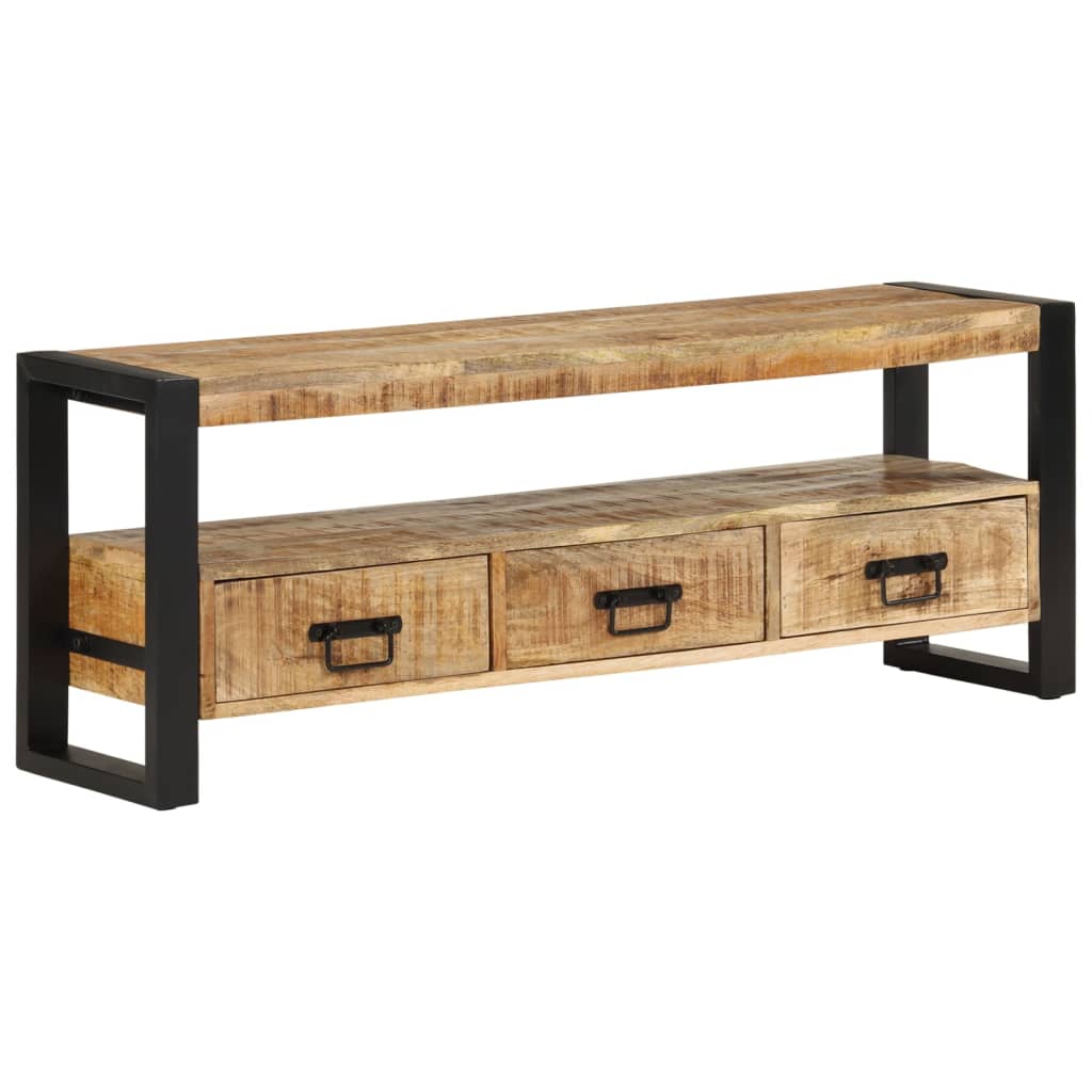 vidaXL TV Cabinet 120x30x45 cm Solid Wood Mango