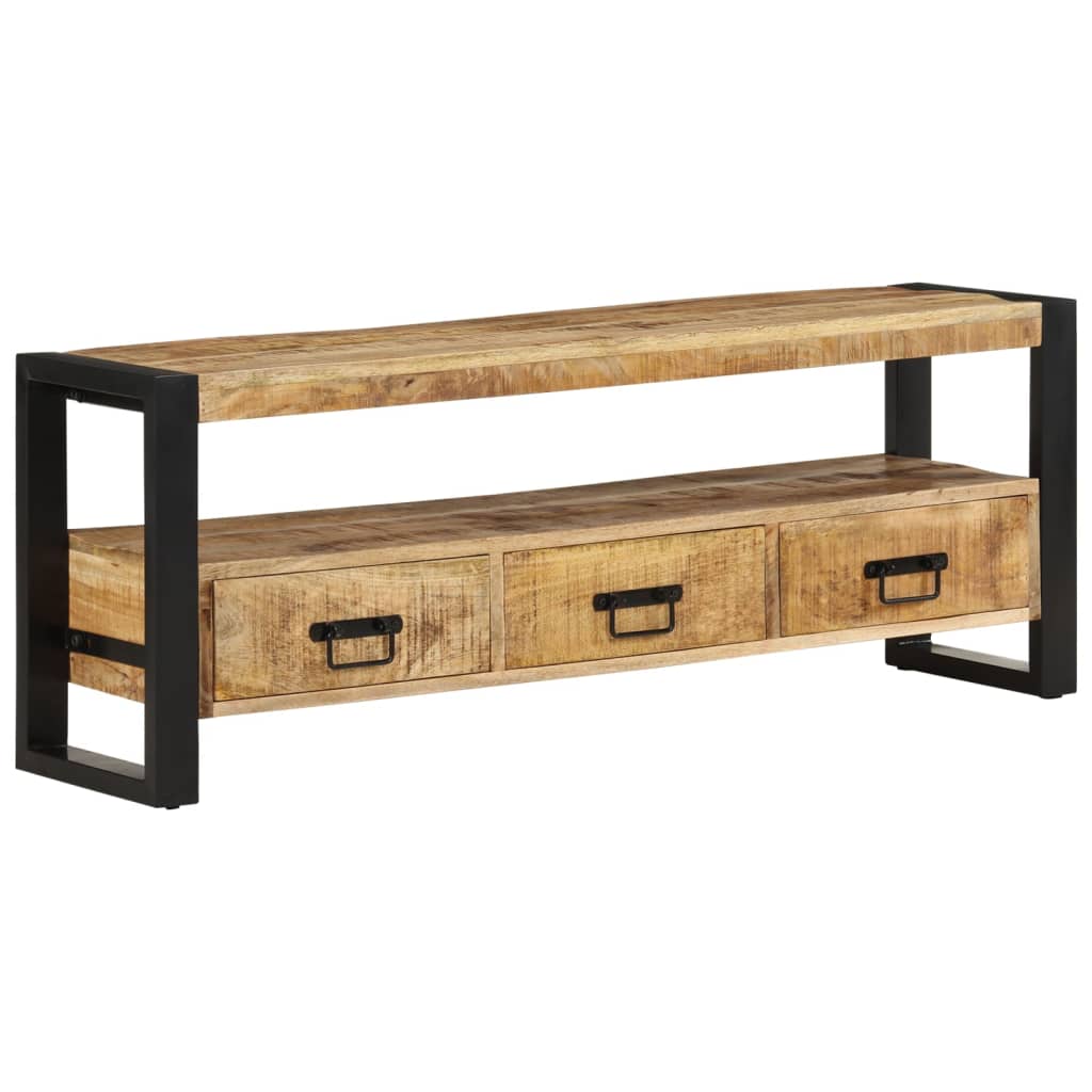 vidaXL TV Cabinet 120x30x45 cm Solid Wood Mango