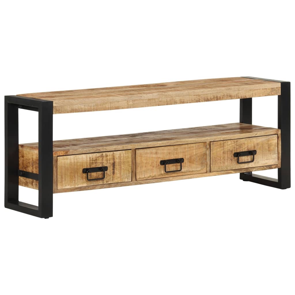 vidaXL TV Cabinet 120x30x45 cm Solid Wood Mango