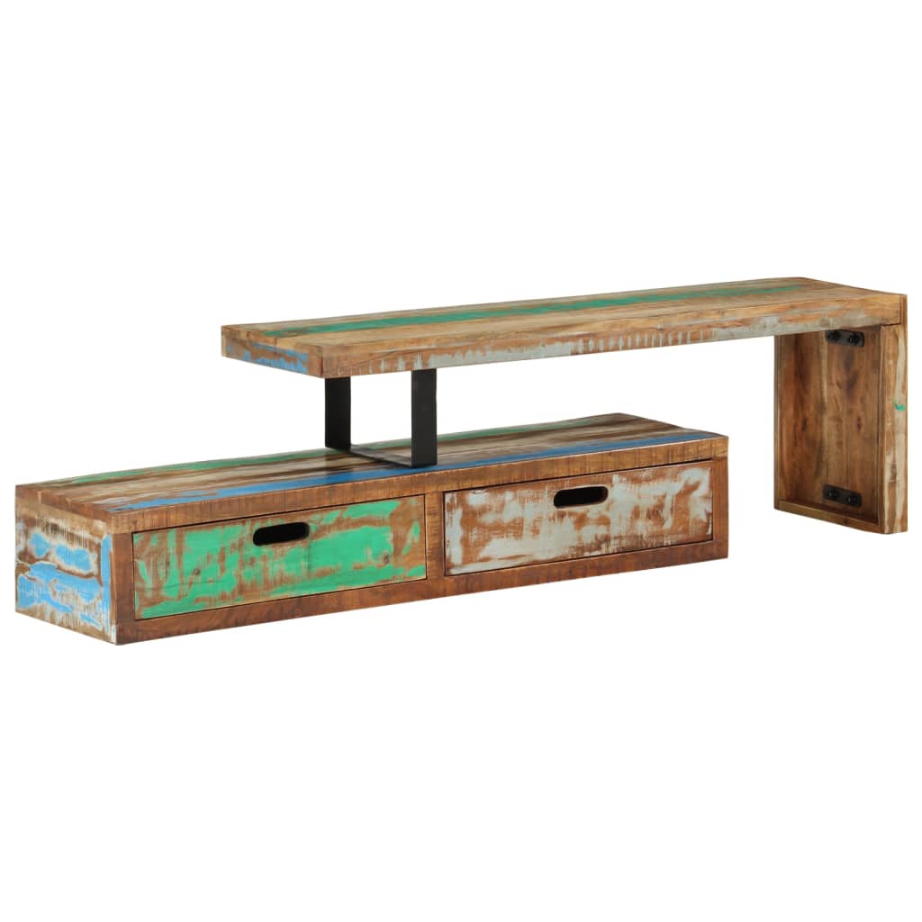 vidaXL TV Stand Solid Wood Reclaimed