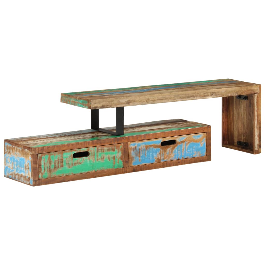 vidaXL TV Stand Solid Wood Reclaimed