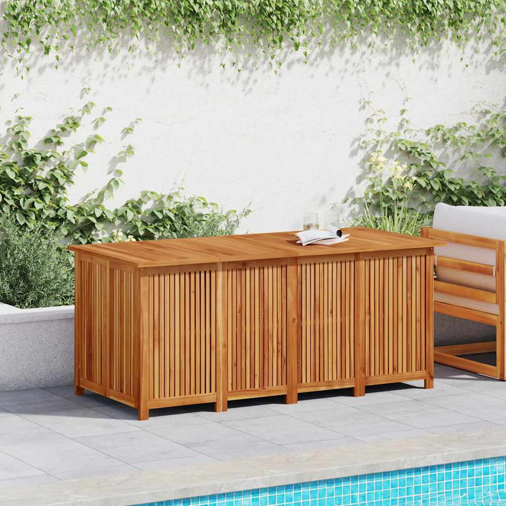 Garden Storage Box 175x80x75 cm Solid Wood Acacia
